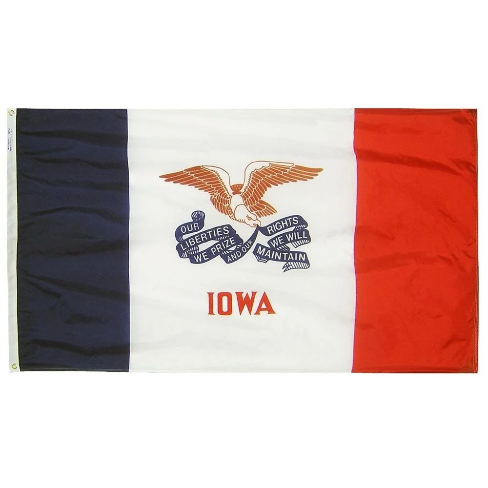 4 Ft. X 6 Ft. Iowa State Flag By Annin Flagmakers - Model 141770