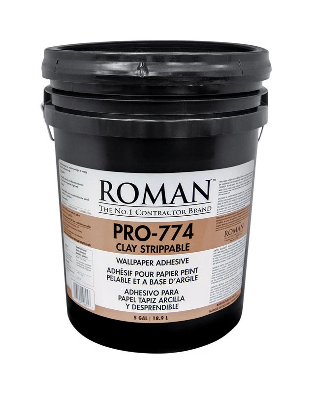 Roman Pro-774 High Strength Clay/modified Starches Adhesive 5 Gallon Pail