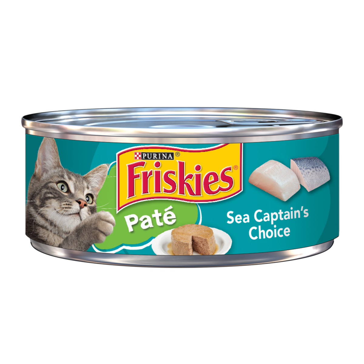 Friskies Classic Pate Cat Food Sea Captain's Choice, 5.5 Oz Can, Case Of 24