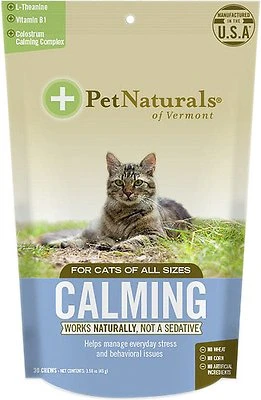 Petnat 266086 Calming Supplements For Cats - 1.59 oz.