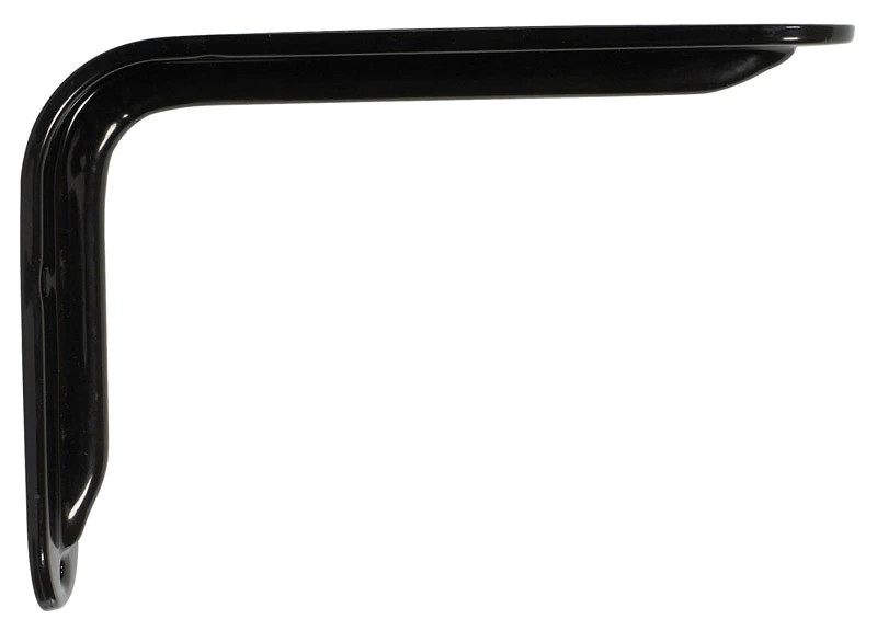 Knape & Vogt John Sterling Rp-0099-8bk Black Steel Shelf Bracket 8 In. L 125 Lb, 20 Pk