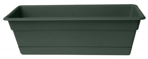 24 Inch Dura Cotta Window Box In Midsummer Night Green Dcbt24-52