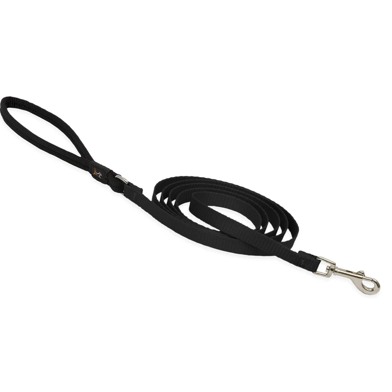 0.5in X 4ft Black Nylon Dog Leash Model 27538