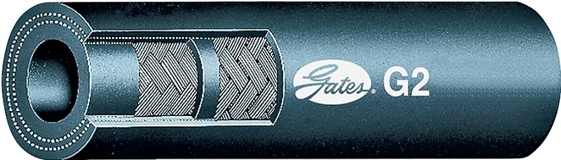 86624 Hydraulic Hose, 50 Ft L, 3100 Psi, Synthetic Rubber, Black