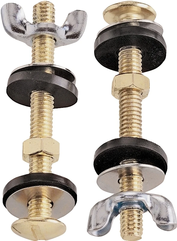 Pp23518 Toilet Tank Bolt Set, Steel & Brass, 5/16 X 3 In.