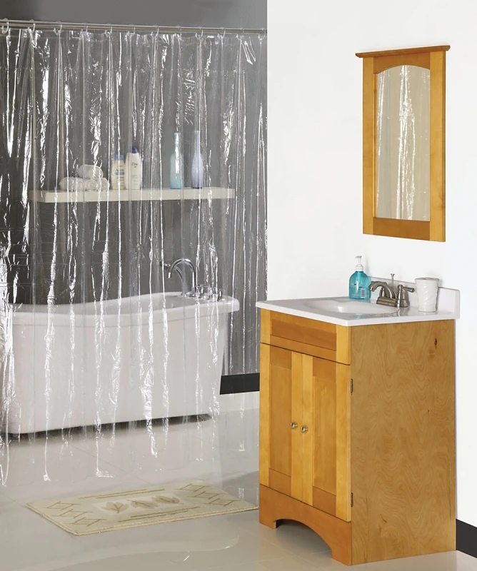 Sd-pcp01-c3l 70 X 72 In. Clear Vinyl Shower Curtain Liner