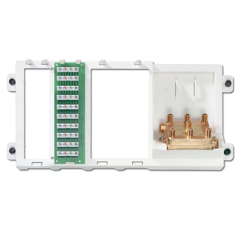 47606-btv Structured Media Basic Telephone And Video Panel - 10-port