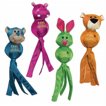 KONG Wubba Friends Ballistic Assorted Dog Toys, Small