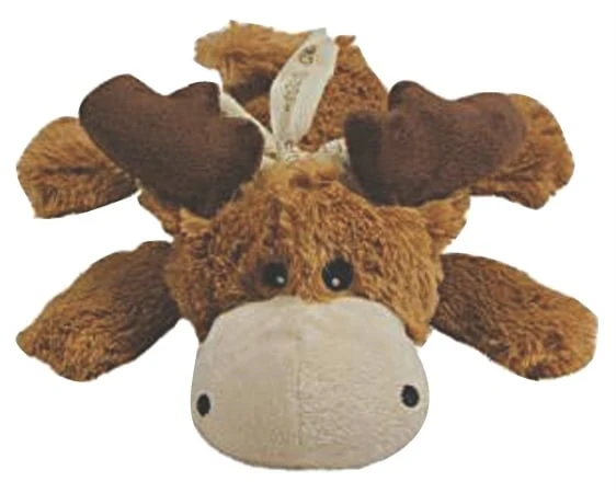 Cozie Marvin Moose Dog Toy, Medium, Plush, Brown