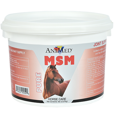 Pure Msm Joint Support Powder For Horses, 5 Lb Tub - Model 90059