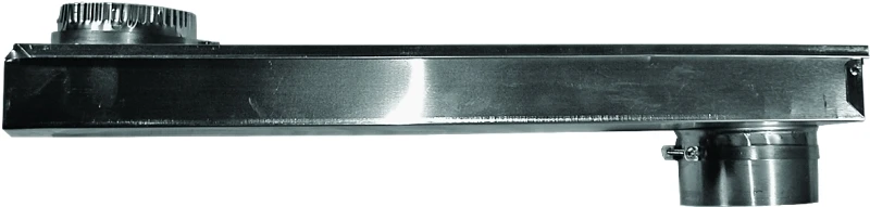 Adjustable Dryer Vent Periscope 110172, 0-18 In, Aluminum Duct