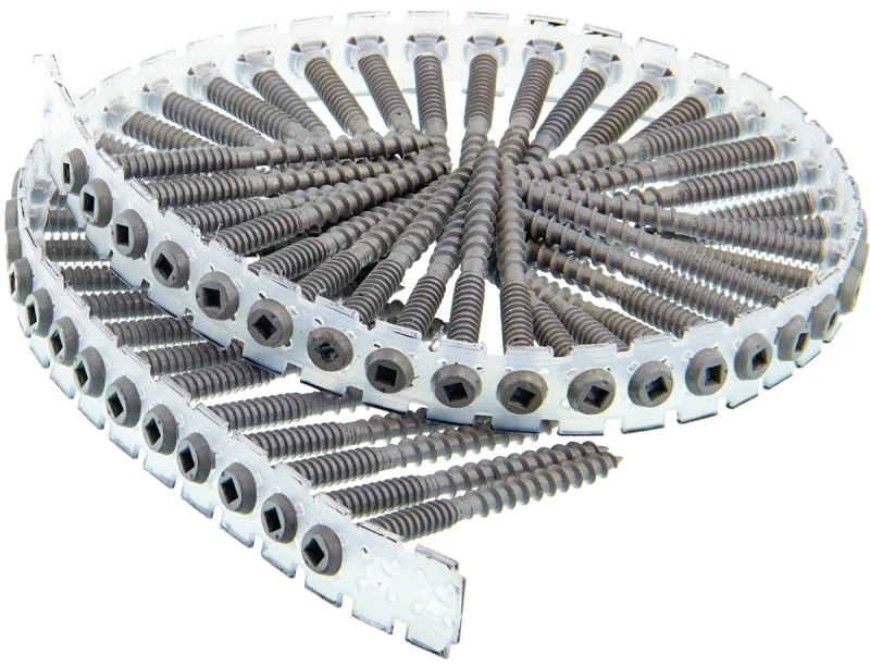 08s250w592 #8 X 2-1/2 In. Cupped Pan Head Composite Deck Screws, 800 Pk