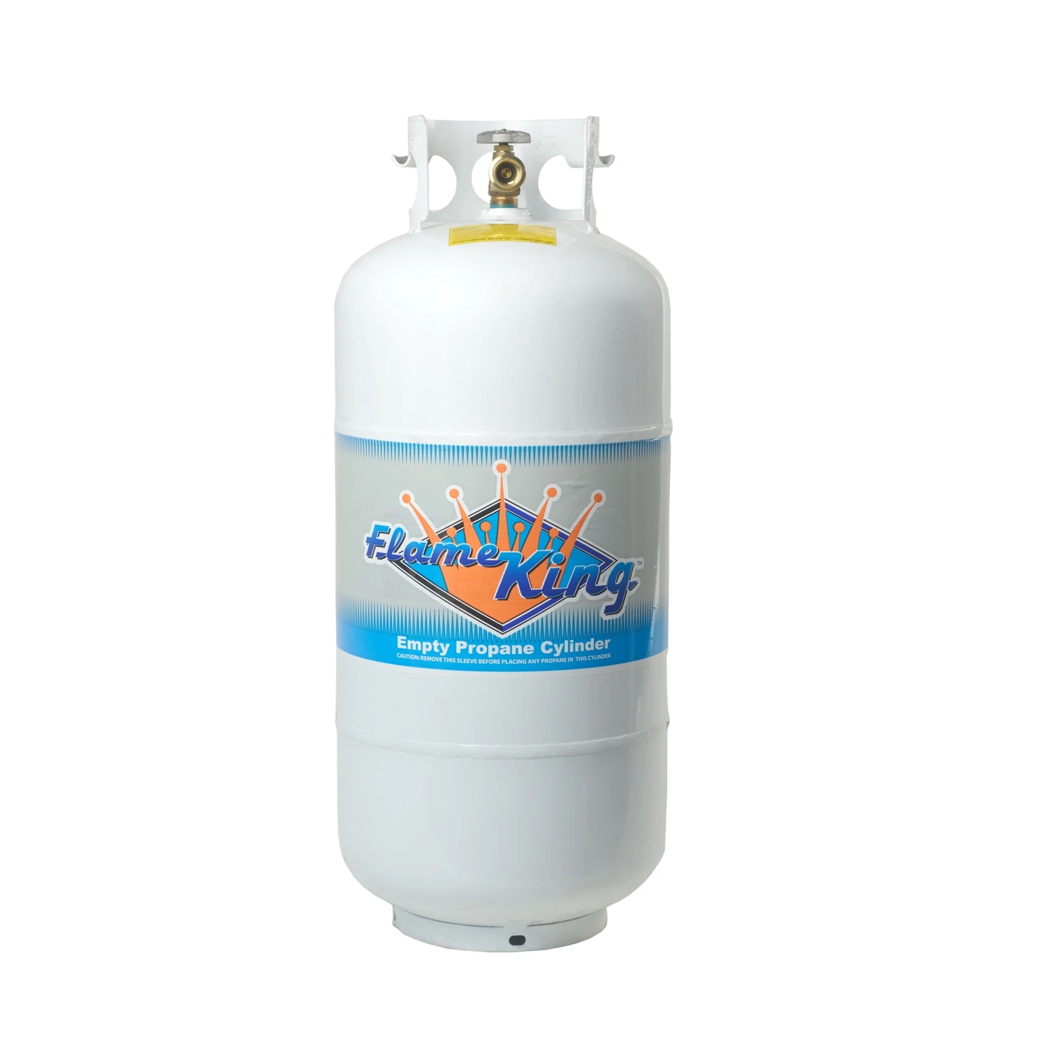 40 Lb Steel Empty Propane Cylinder With Overfill Protection Device Valve