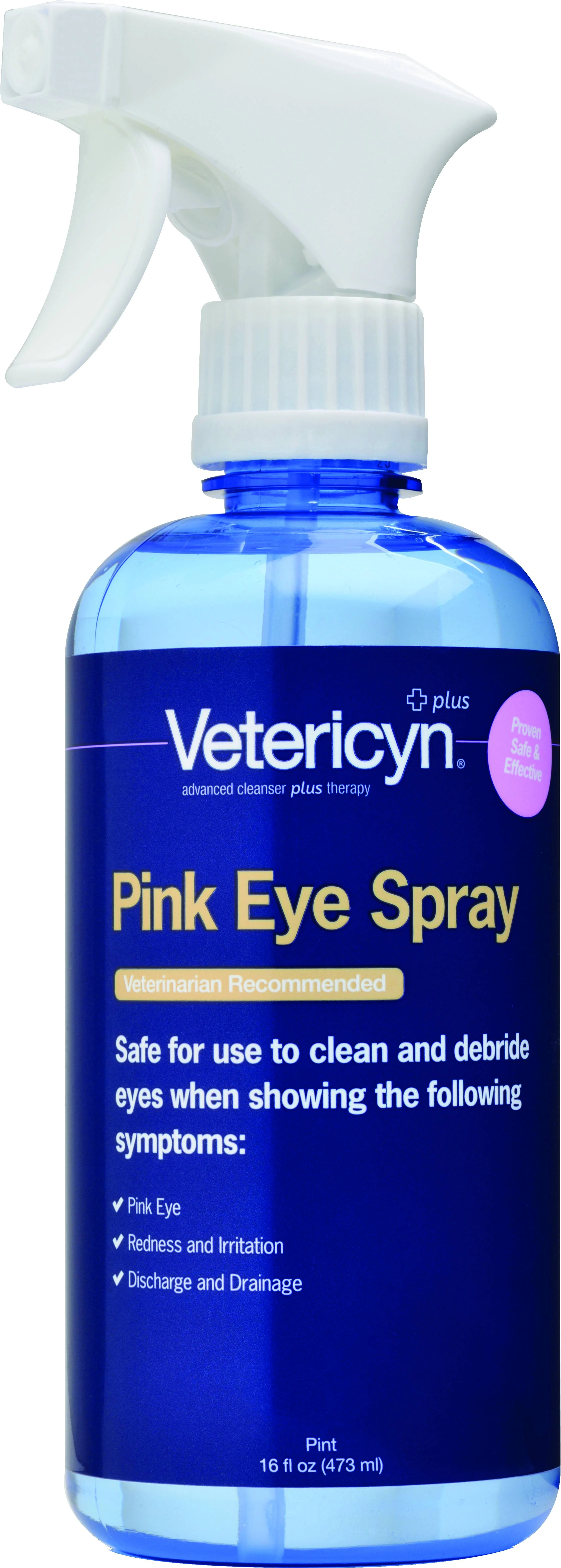 Vetericyn Pink Eye Spray, 16 Ounce - Fast Relief For Irritated Eyes