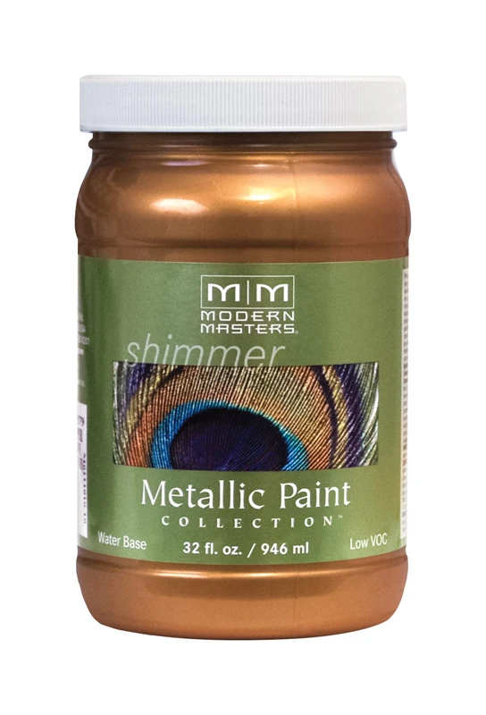 Modern Masters Shimmer Satin Antique Bronze Metallic Paint 1 Quart