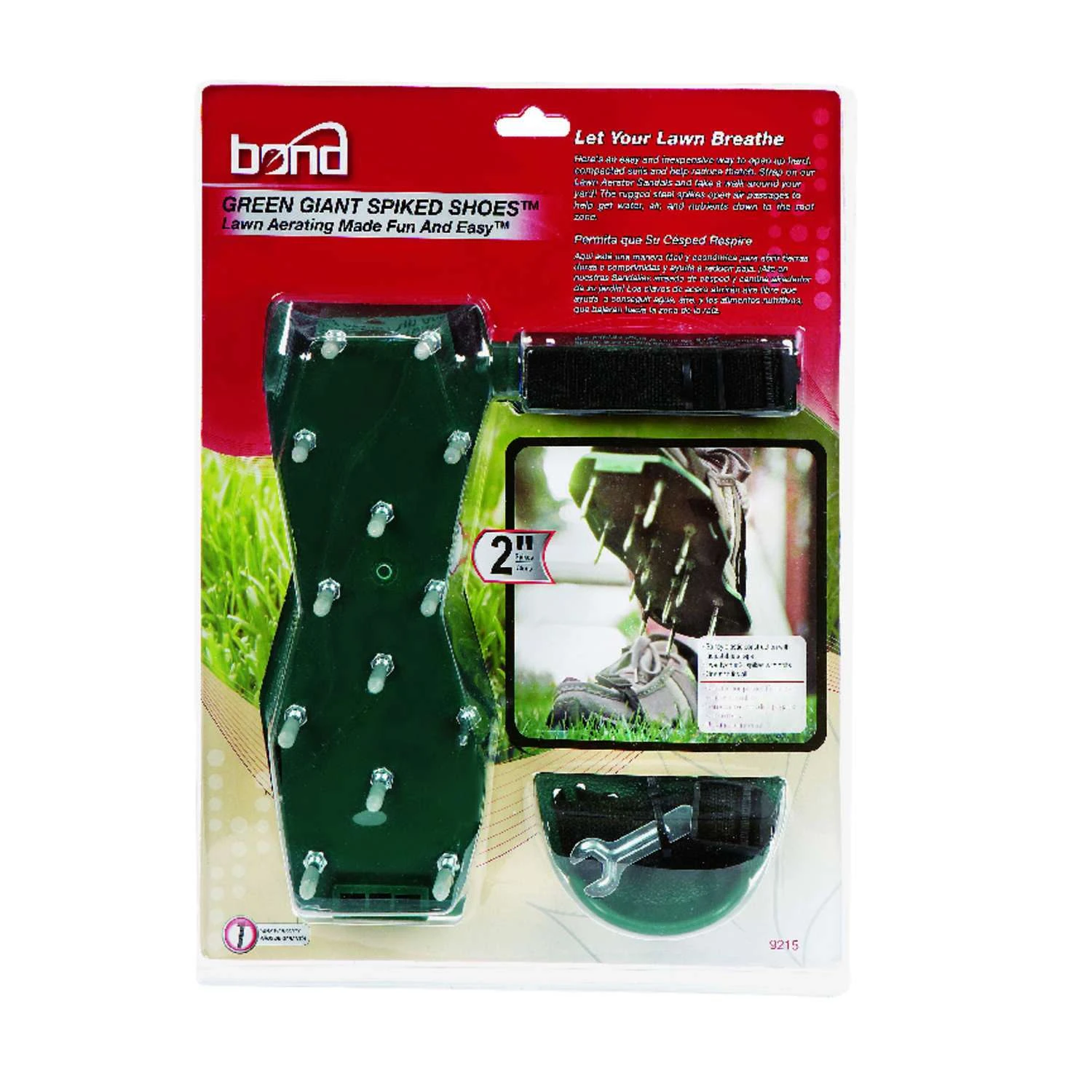 9215 Green Giant Spiked Aerator Shoes With Twelve Spikes