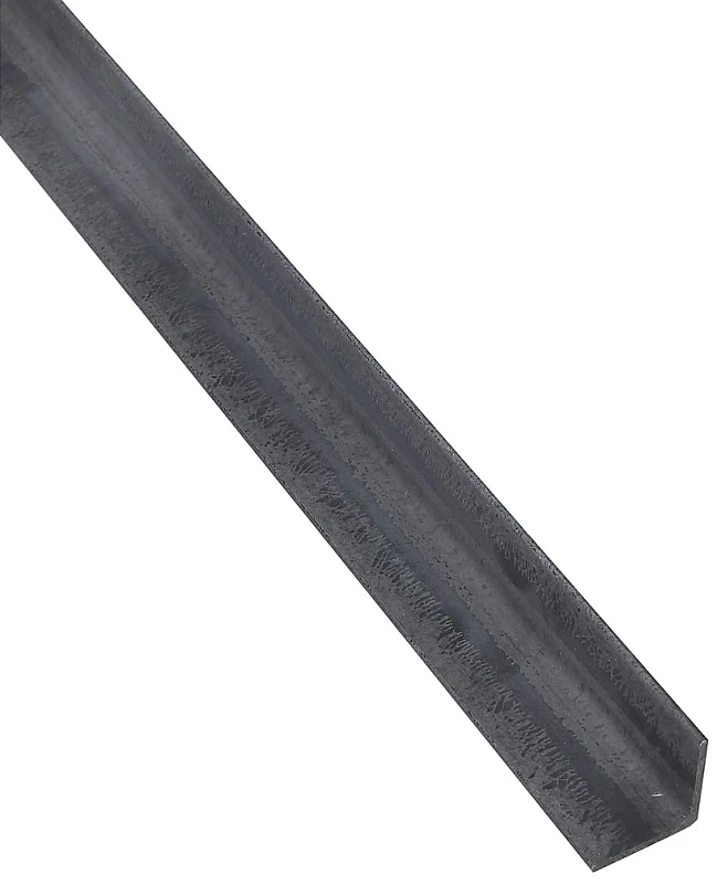Plain Steel Solid Angle, 1-1/2 x 48 x 1/8 In.