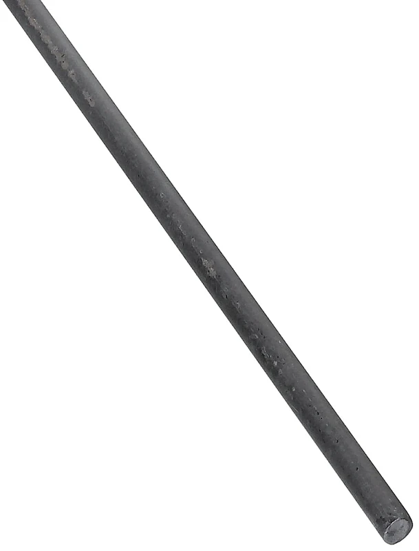 Hot Rolled Steel Smooth Rod 3/8 Inch Diameter by 48 Inch Length