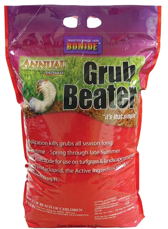 60319 Annual Grub Beater Insect Control, 18 Lb Bag For 15000 Sq. Ft.