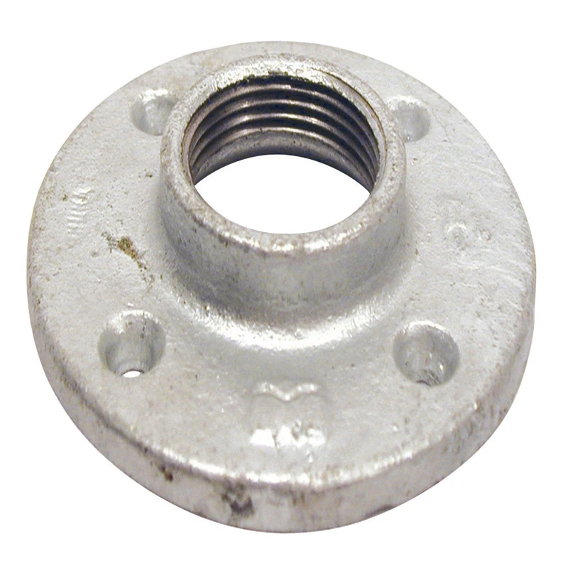 B & K 3/8 in. FPT Galvanized Cast iron Floor Flange