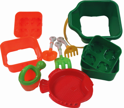 Ye Ol Sand Castle Kit 10-piece Water Toy Set Model 81067-0
