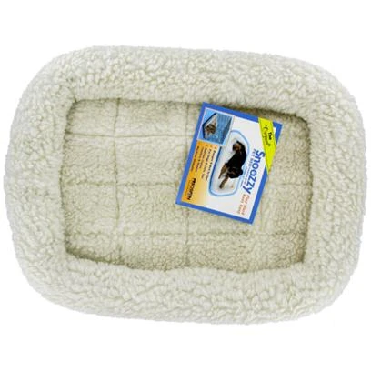 Snoozzy Original Fleece Dog Crate Bed 37" X 25" - Large Bolster Design