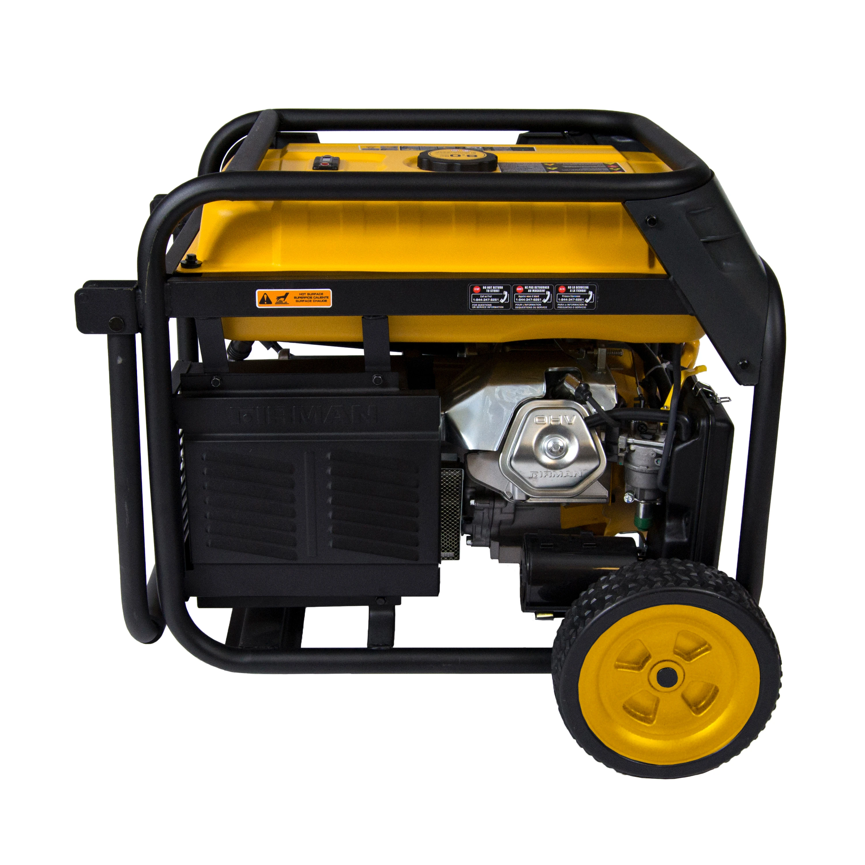 Hybrid Dual-Fuel Portable Generator with 439 Cubic Centimeter Engine, Electric Start, 10000 Running Watts Gasoline, 8000 Running Watts Gasoline, 9050 Running Watts Liquefied Petroleum Gas, 7250 Running Watts Liquefied Petroleum Gas, Model H08051