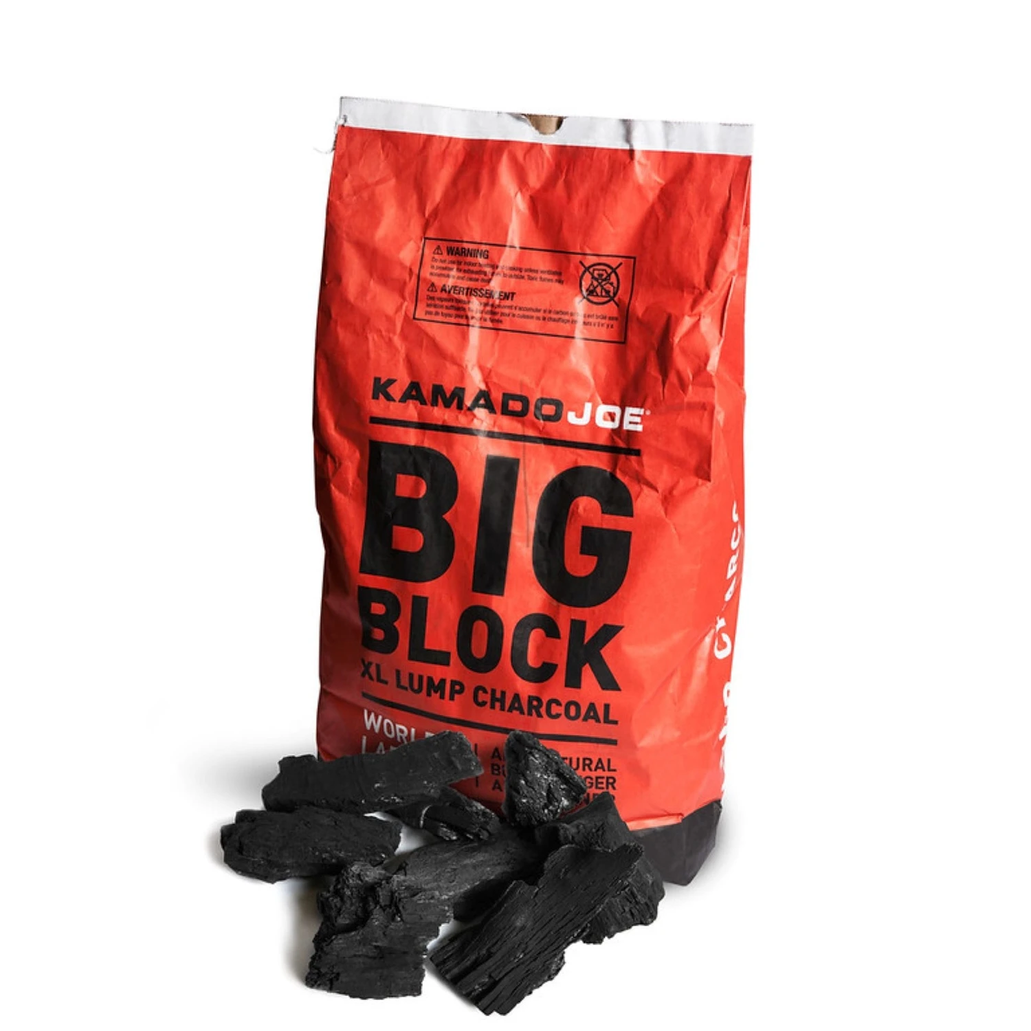 Big Block 20 Lb. Xl Lump Hardwood Charcoal - Premium Grilling Fuel