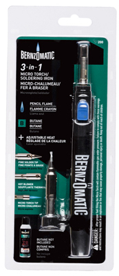 St200 3-in-1 Butane Micro Torch With Soldering Iron Functionality