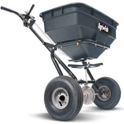 100-pound Push Broadcast Fertilizer Spreader Model 45-0214