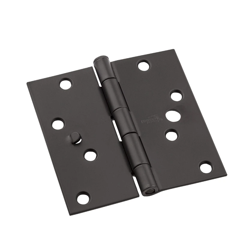 Security Hinge, Oil Rubbed Bronze, 4 In.