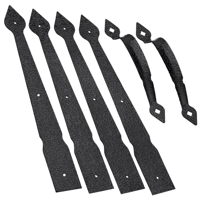 Spear Gate Kit With Pull, Black, 10 In.