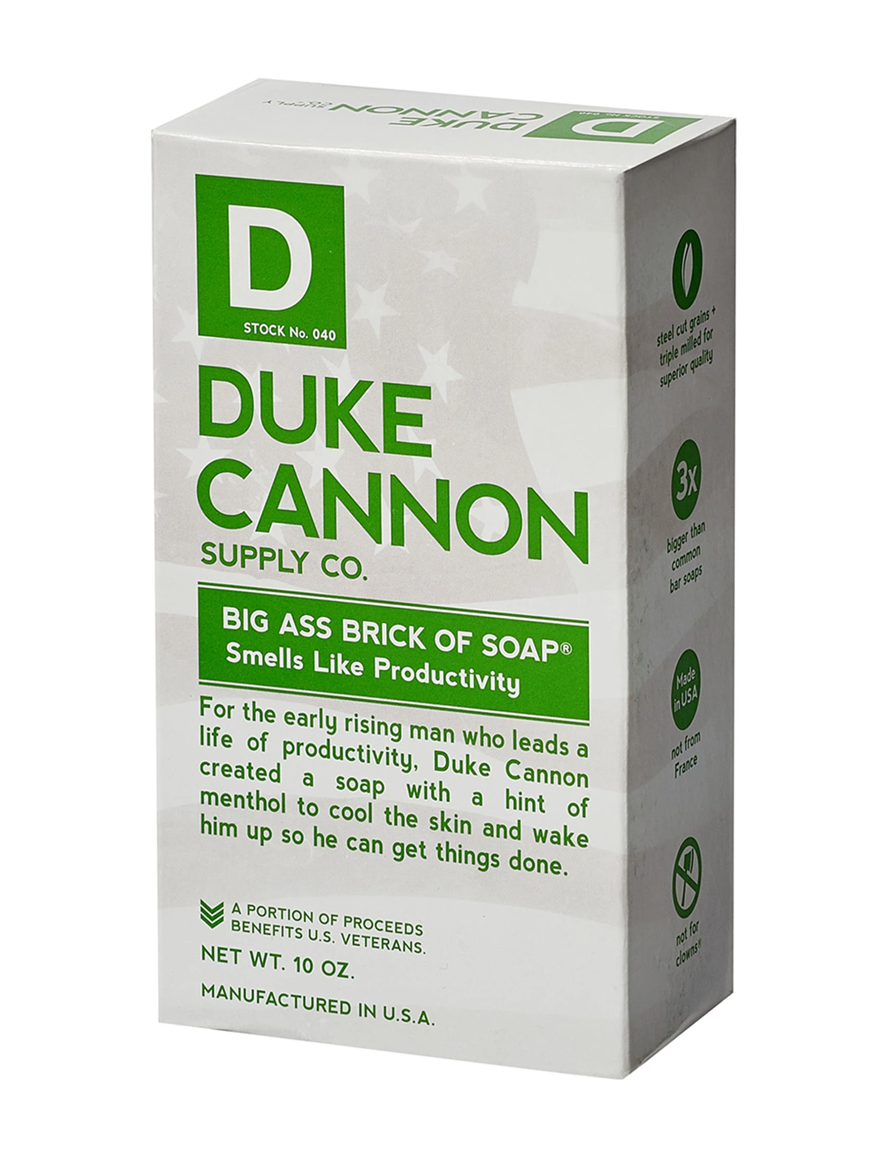 Big Ass Brick of Soap, Productivity, Cool Mint, 10 oz.
