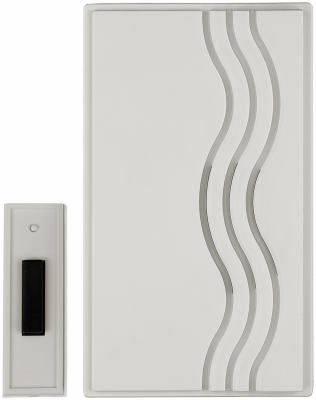 Thomas & Betts Carlon Rc3510d Deluxe Weatherproof Wireless Doorbell, Battery Operated