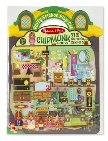 PUFFY STICKERS CHIPMUNK HOUSE