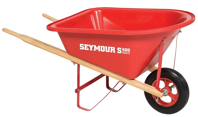 85720ib Children's Wheelbarrow, 1-2 Cu Ft, Poly Tray With Steel Wheel