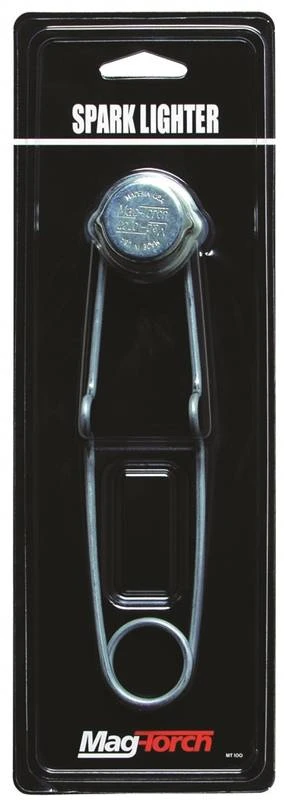 Mt 100 Spark Lighter With Replaceable Flints - Silver