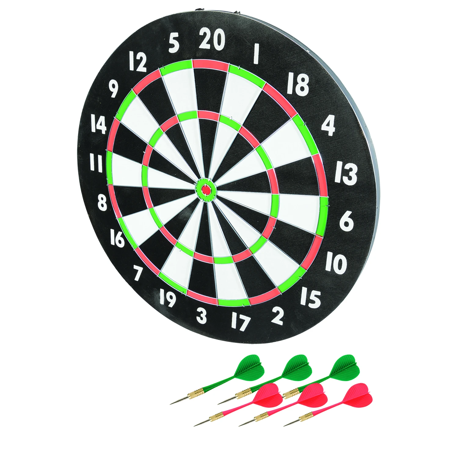 3600 17-inch Paper Dartboard With 6 Steel Tip Darts