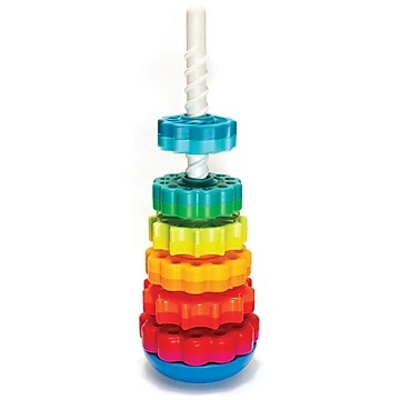 Spinagain Stacking Spinning Toy, Assorted Colors, Model Fbt110