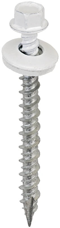 SW-MW2BW250 Metal Building Screws Metal To Wood - Bright White, 9 x 2 In.