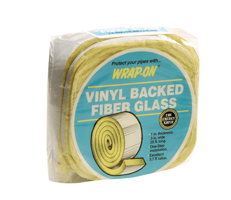 Frost King 1 In. x 3 In. x 25 Ft. Wall Fiberglass Pipe Insulation Wrap