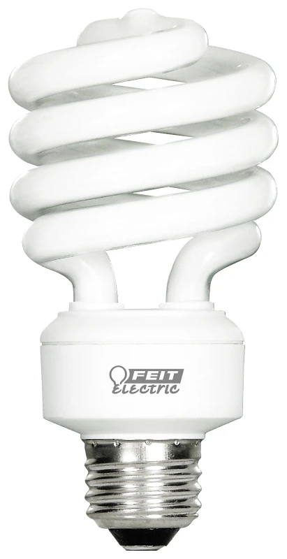 Esl23tm/d/4 23w Daylight Compact Fluorescent Bulb, 4 Pk, E26 Base, 1600 Lumens