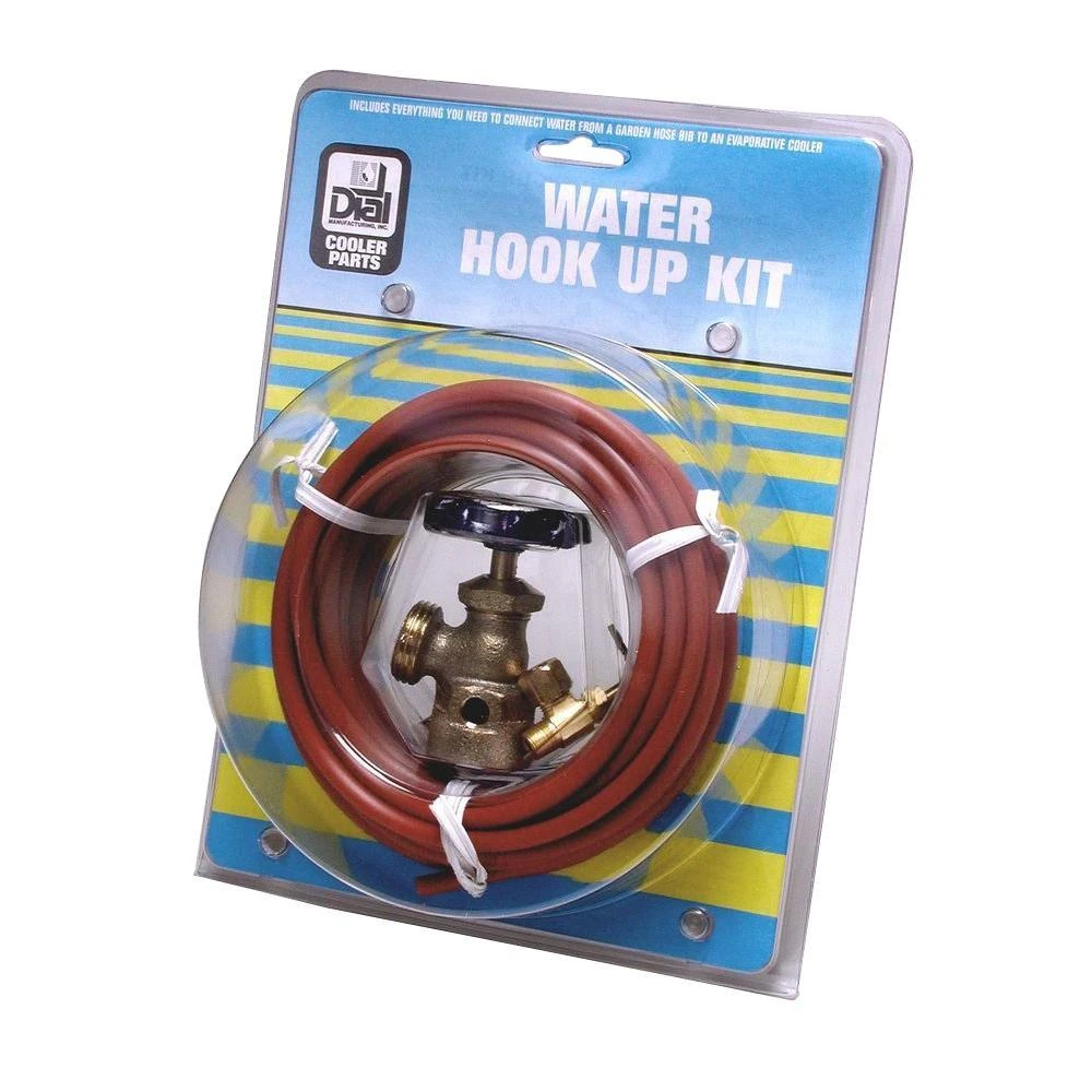 Water Hook-Up Kit for Evaporative Cooler with Complete Fittings and Connectors