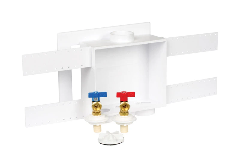 Cpvc Connection Washing Machine Outlet Box With 2 Brass Ball Valves