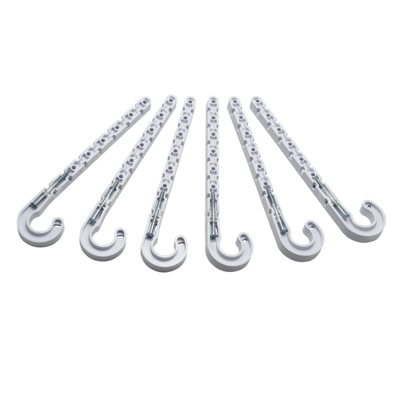 Copper Tube Size Baby J-Hook Pipe Holder, 1/2 x 4 In., 6-Pk.