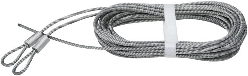 Garage Door Extension Cables, 1/8 In. Carbon Steel, 2-Pk.