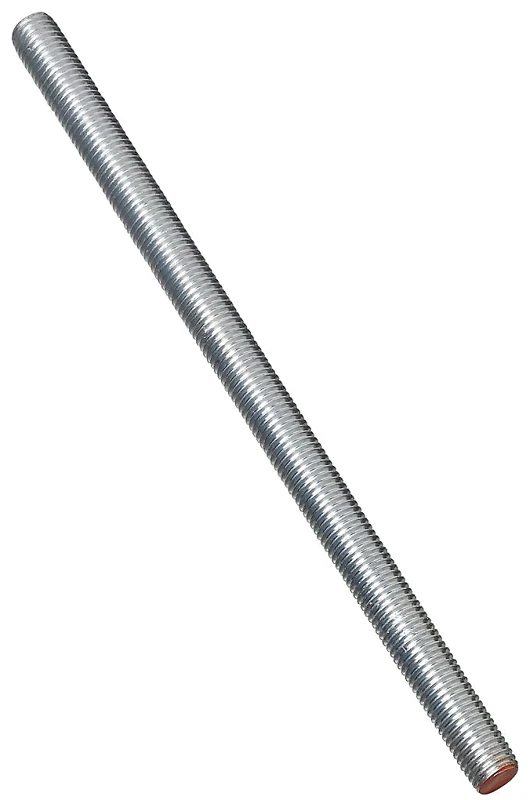 Threaded Steel Rod with 11 Threads Per Inch, 5/8 Inch Diameter by 12 Inch Length