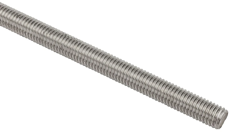 1/2 In. X 3 Ft. Stainless Steel Threaded Rod - 13 Tpi