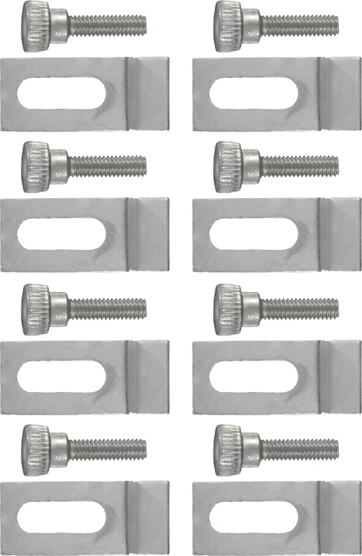 Aluminum Screen Door Panel Clips, 8-Pk.