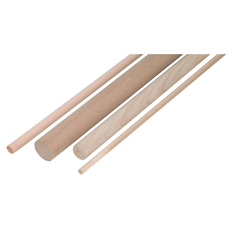 7/8 In. X 36 In. Hardwood Dowel Rod, Aspen Wood, Model 6314ub-6, Pack Of 6